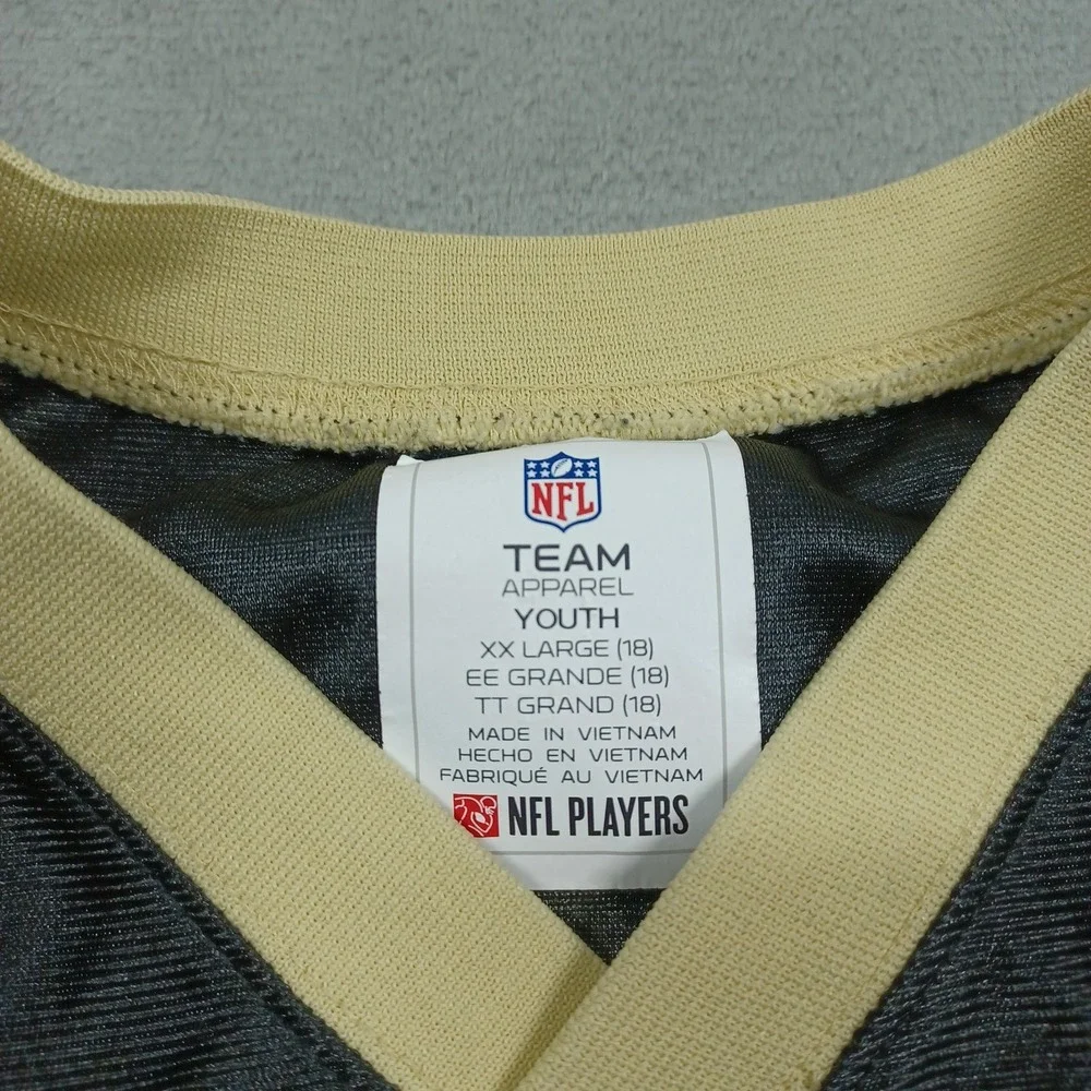 New Orleans Saints Jersey Youth‎ XXL Black Olave 12 Football NFL